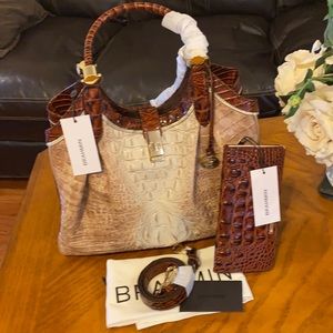 Brahmin Celia featured in “Praline La Sierra “ NWT “PURSE ONLY”